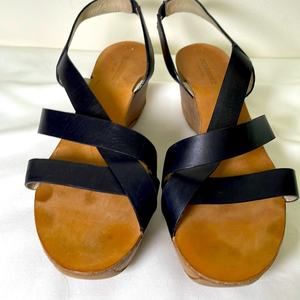 Jil Sander platform scrappy wedge heels sandals